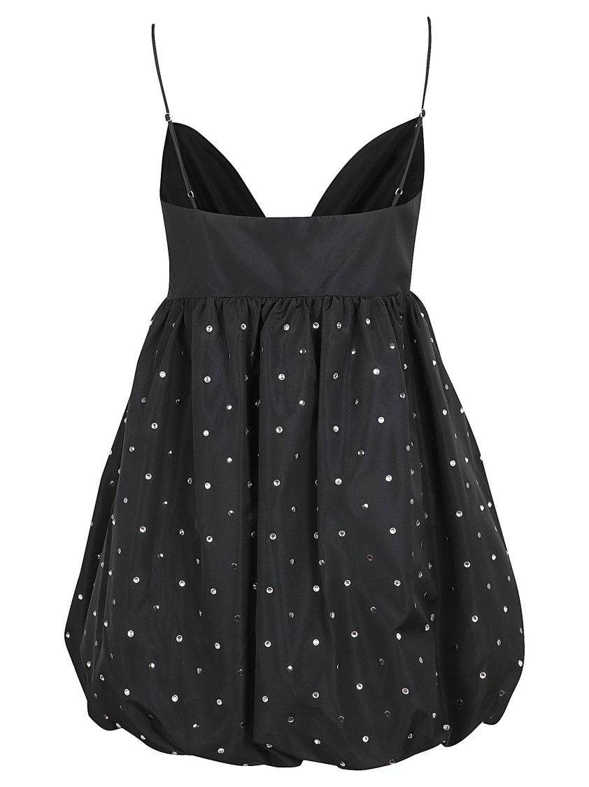 Shop Pinko Black Taffeta Polyester Dress