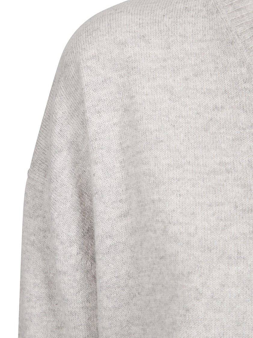 Hira Soft Sweater With V-neck In White