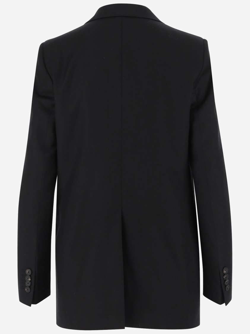 Tagliatore Two Button Long Jacket In Black