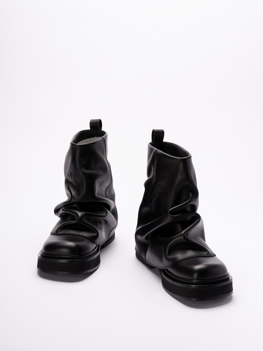 Attico The  `mini Robin` Combat Boots In Black