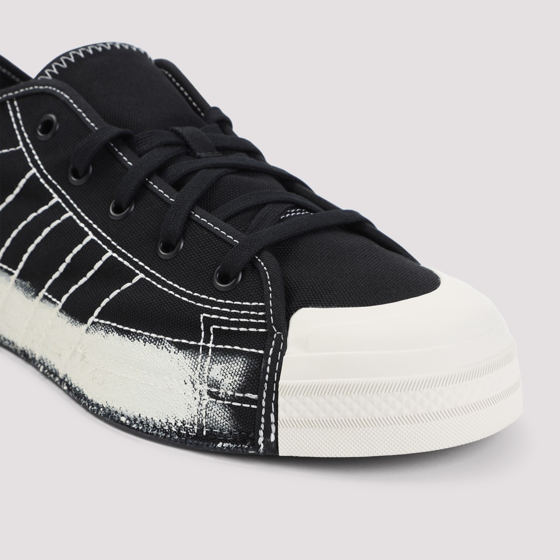 Shop Y-3 Nizza Sneakers In Black
