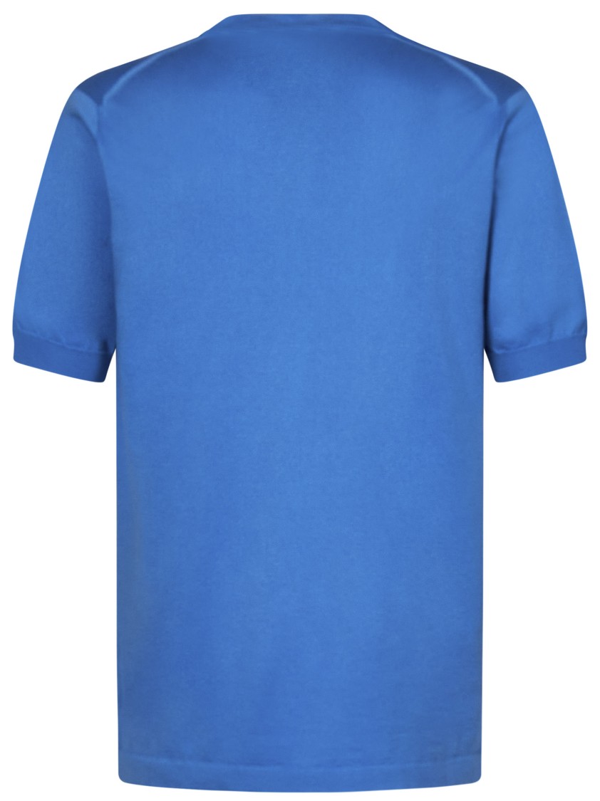 KITON KITON SHORT-SLEEVED CREWNECK KNIT TOPS 
