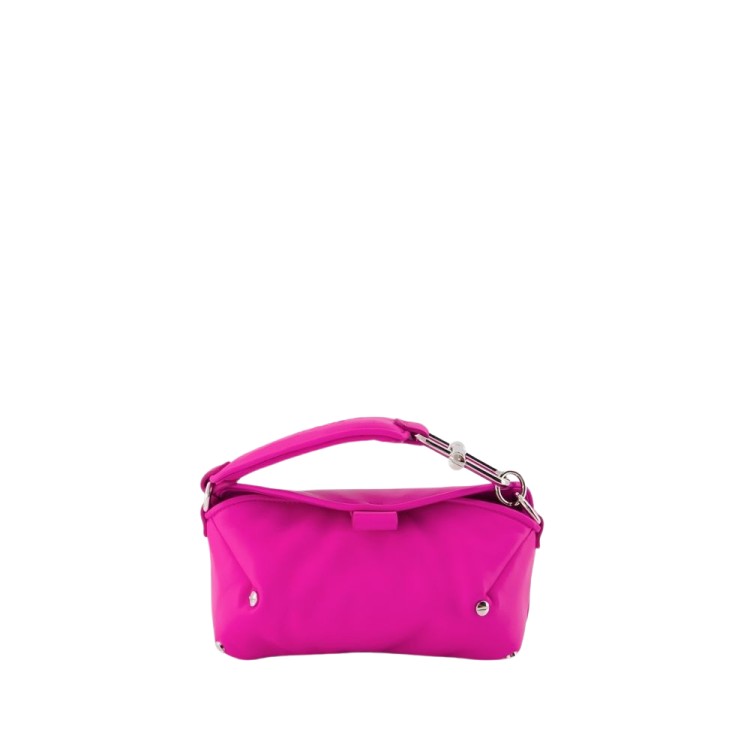 ショルダーバッグ・ポシェット San Diego S Crossbody - Off White - Fuchsia - Leather Off-White San Diego S Crossbody - Fuchsia - Leather Shoulder