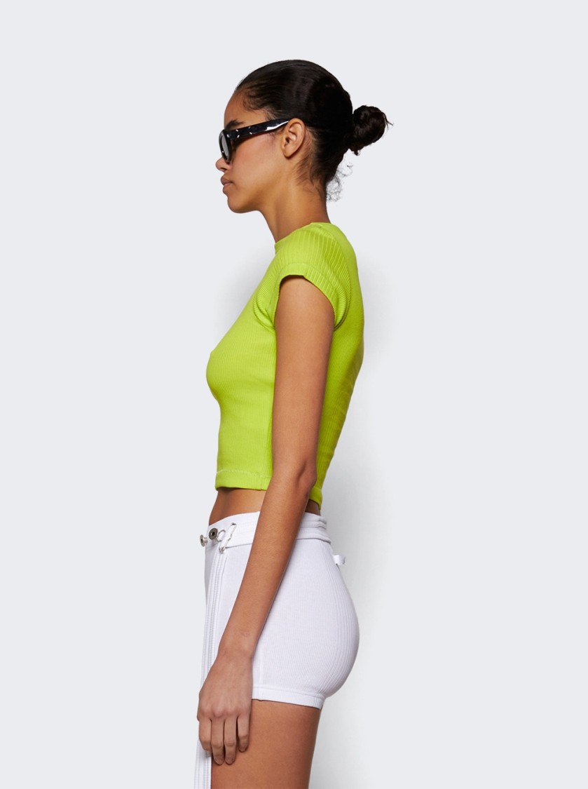 Jean Paul Gaultier The Gaultier Short Sleeves T-shirt In Green