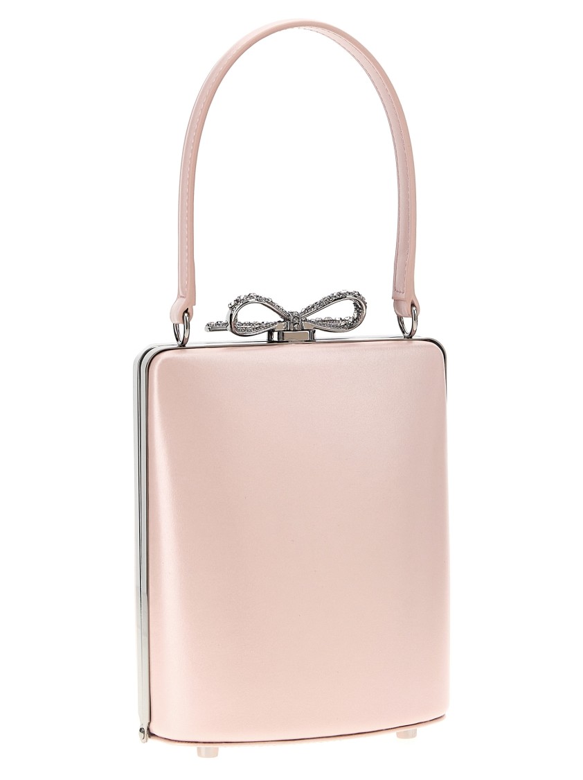 Self-portrait Bow Detail Box Shape Metal Frame Top Handle