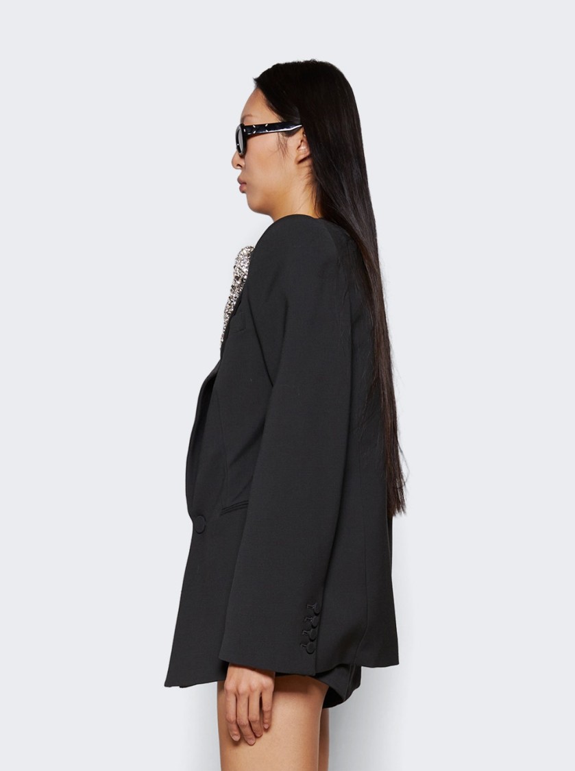 Area Crystal Bone Relaxed Blazer