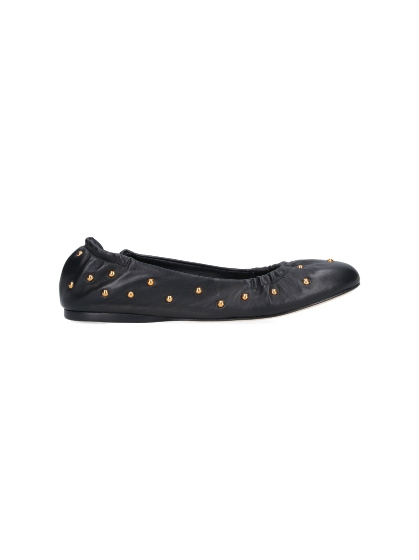 Chloé "eia" Ballerinas In Semi-gloss Leather In Black