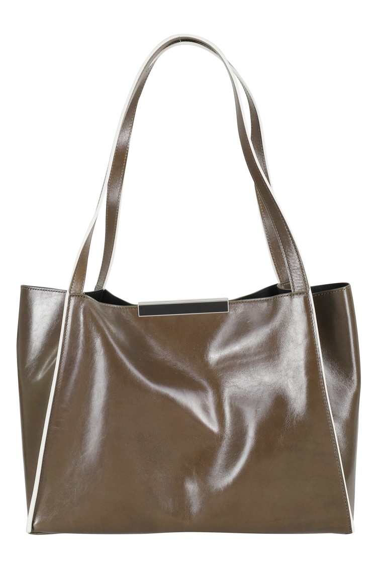 Marni Cresta Tote Bag In Neutral