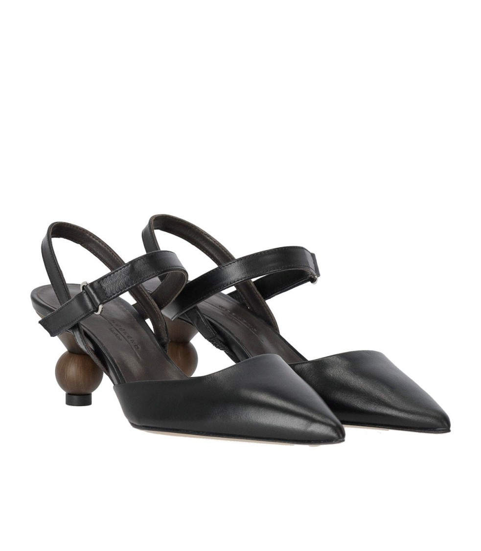 Max Mara Palo Black Slingback Pump In Black
