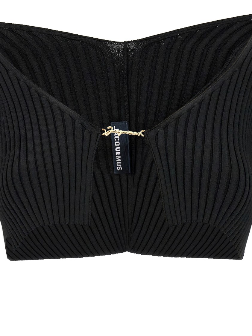 Jacquemus Le Maille Pralu Sweaters And Cardigans In Black