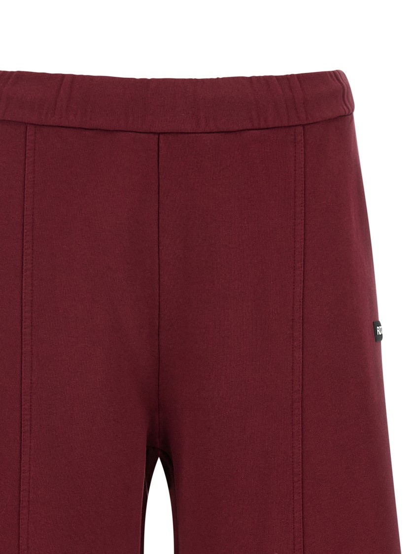 Rotate Birger Christensen Joggers Featuring Elastic Waistband And Side Pockets In Burgundy