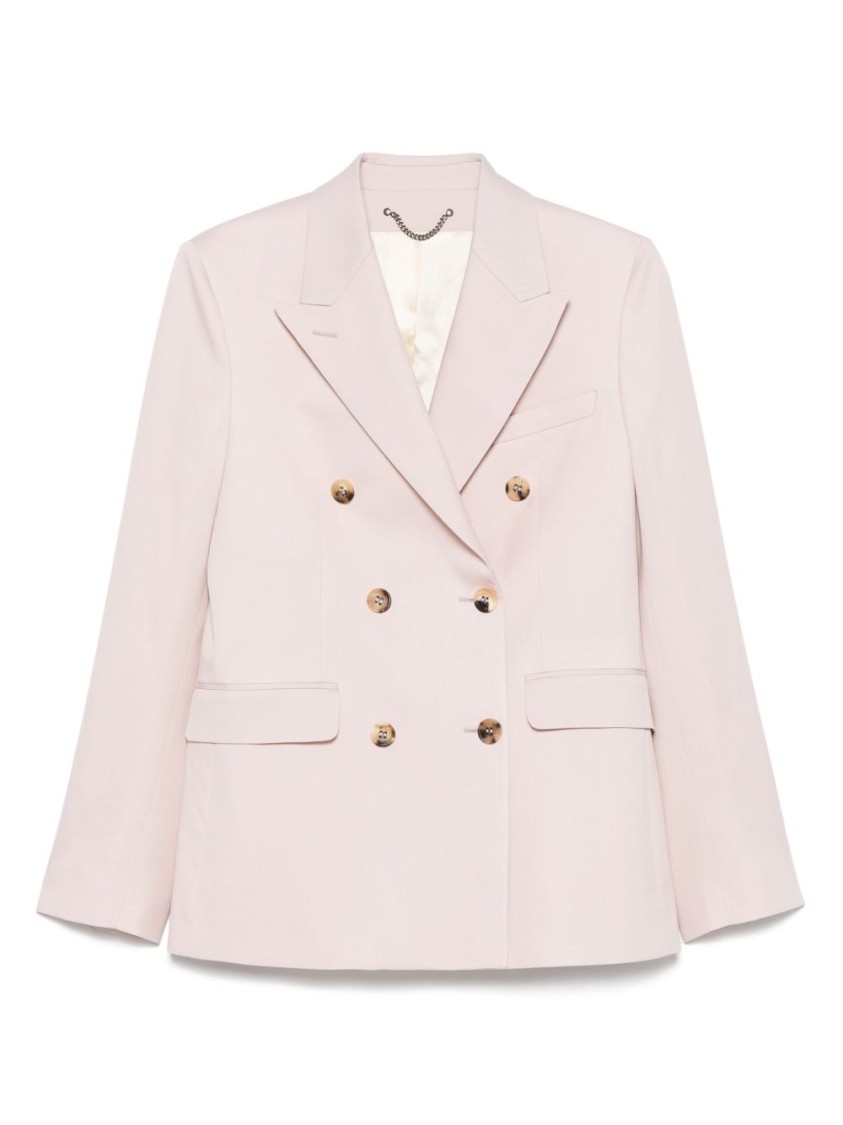 Golden Goose Virgin Wool Blazer In Neutral