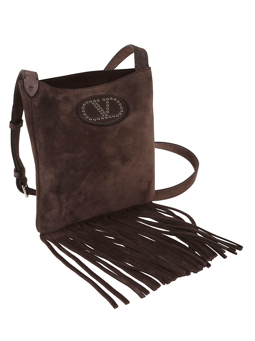 VALENTINO GARAVANI VALENTINO GARAVANI SUEDE CROSSBODY BAG 