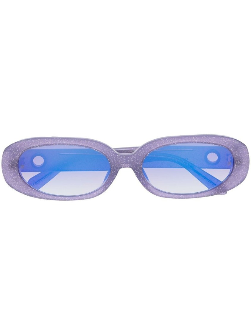 Linda Farrow Cara Sunglass In Purple