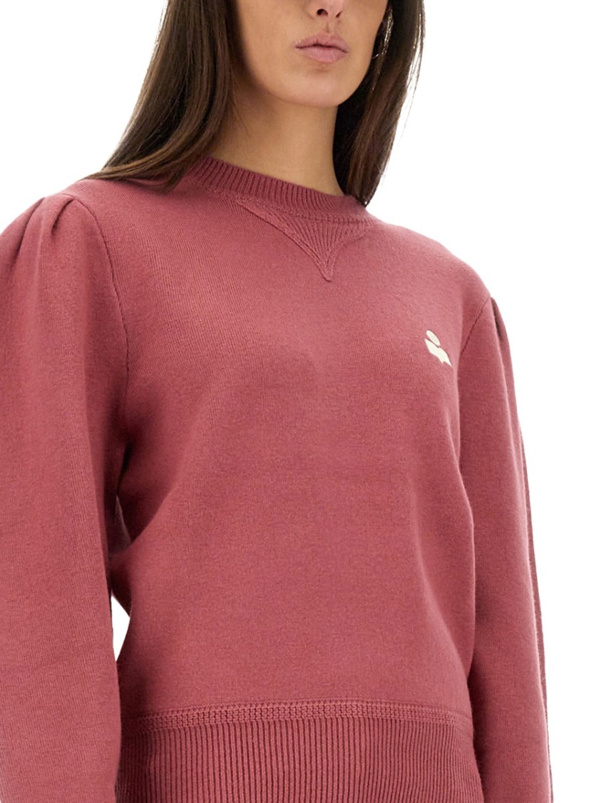 Isabel Marant Étoile Kelaya Fine Knit Blend Sweater In Pink