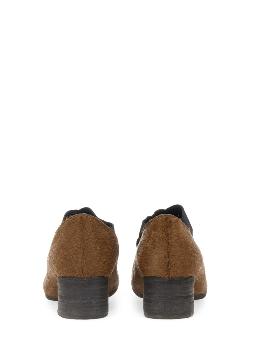 Shop Uma Wang Ballerina With Elastic In Brown