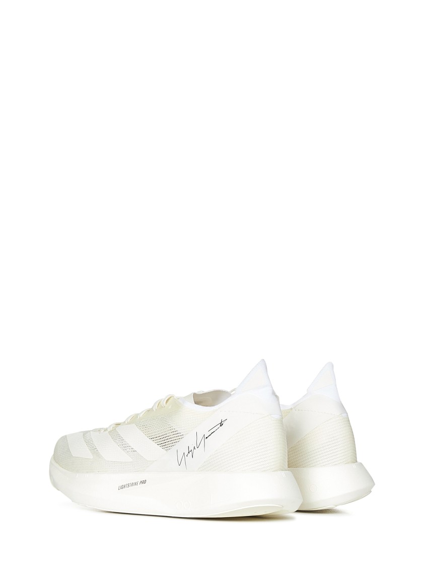 Shop Y-3 Pristine White Sneakers