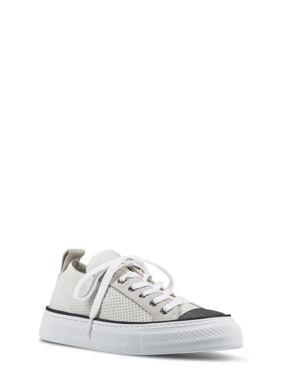 スニーカー Brunello Cucinelli Breathable Mesh Sneakers With Textured Brunello Cucinelli Breathable Mesh With Textured Toe Cap