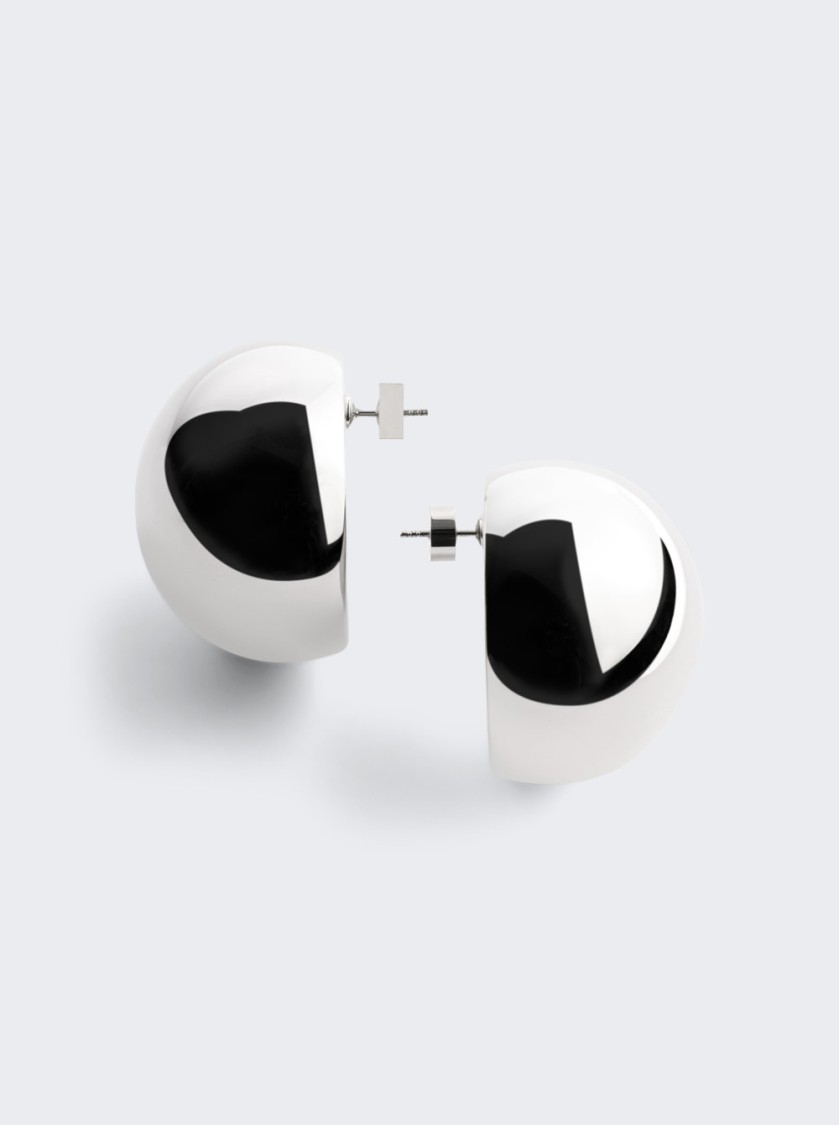 Shop Jacquemus The Salon Earrings Silver
