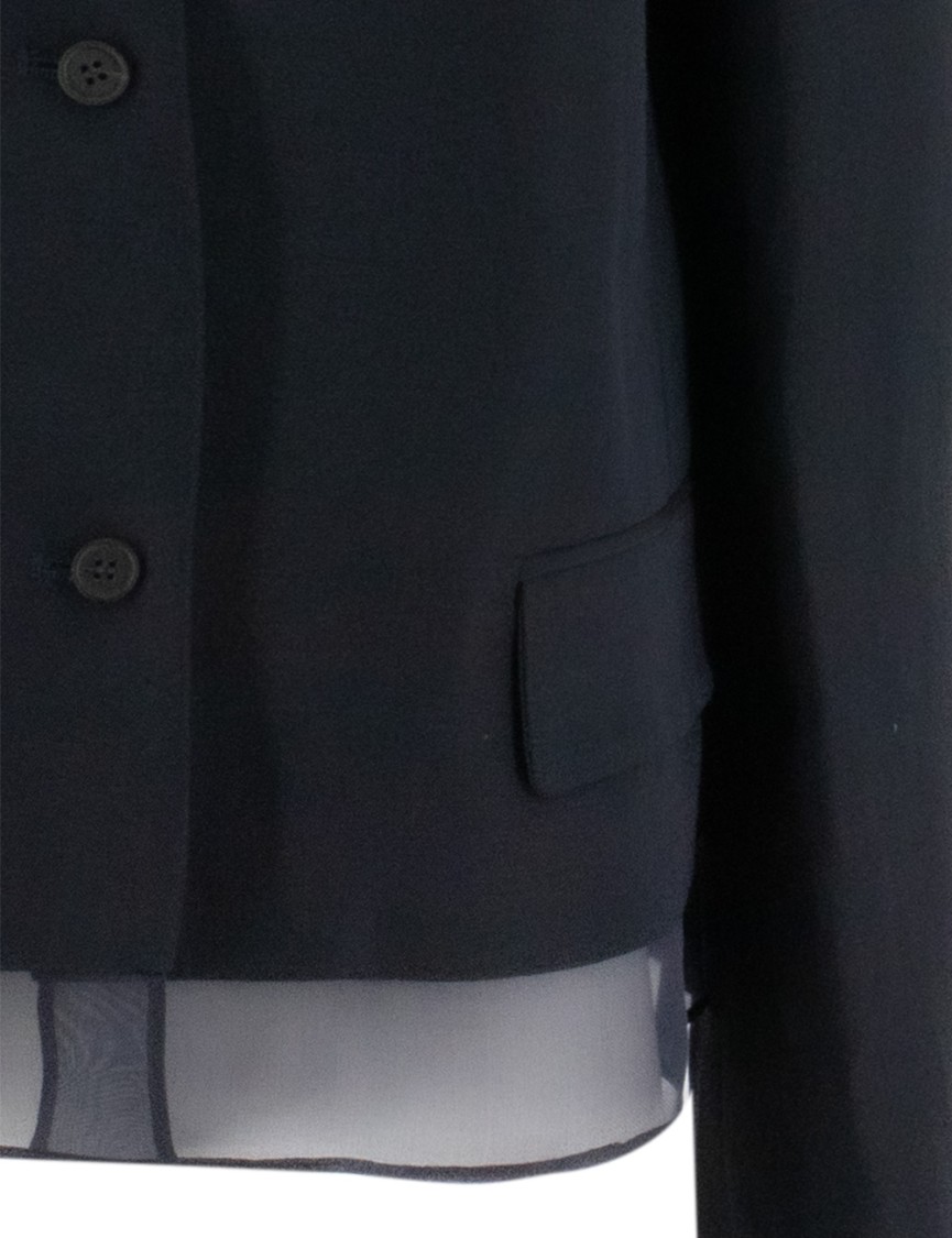 FABIANA FILIPPI FABIANA FILIPPI SINGLE-BREASTED LINEN AND VISCOSE JACKET