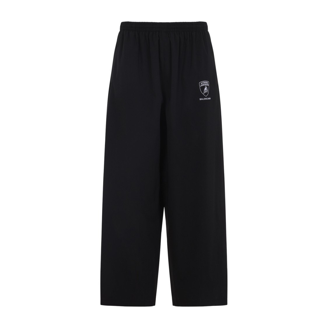 Balenciaga X Automobili Lamborghini Logo Track Pants In Black