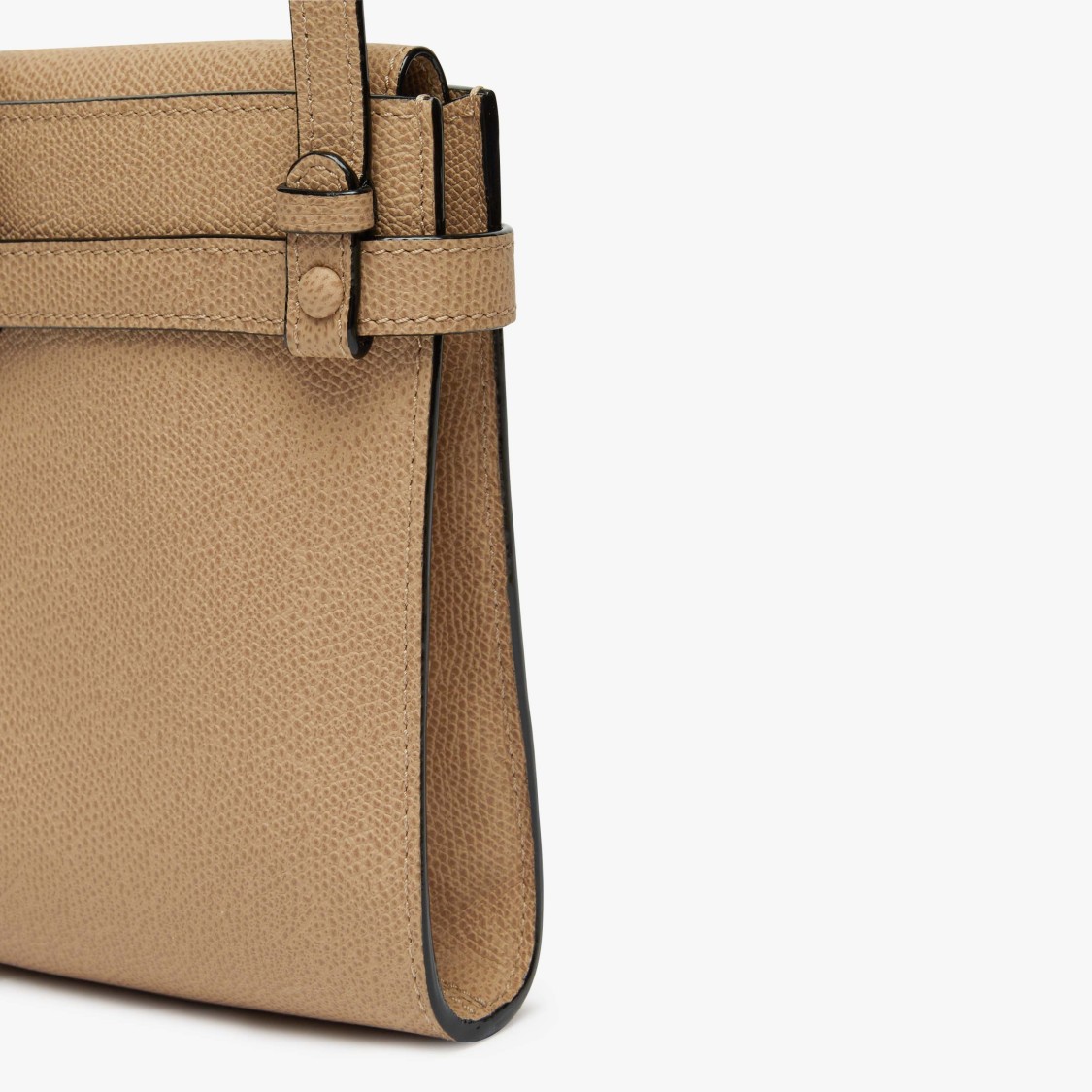 Valextra Brera B-tracollina Slim Crossb In Neutral