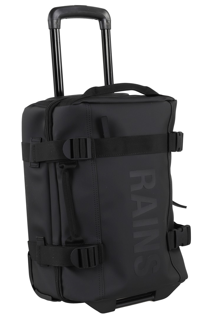 Rains Small Travel Waterproof Carry-on Luggage In Black