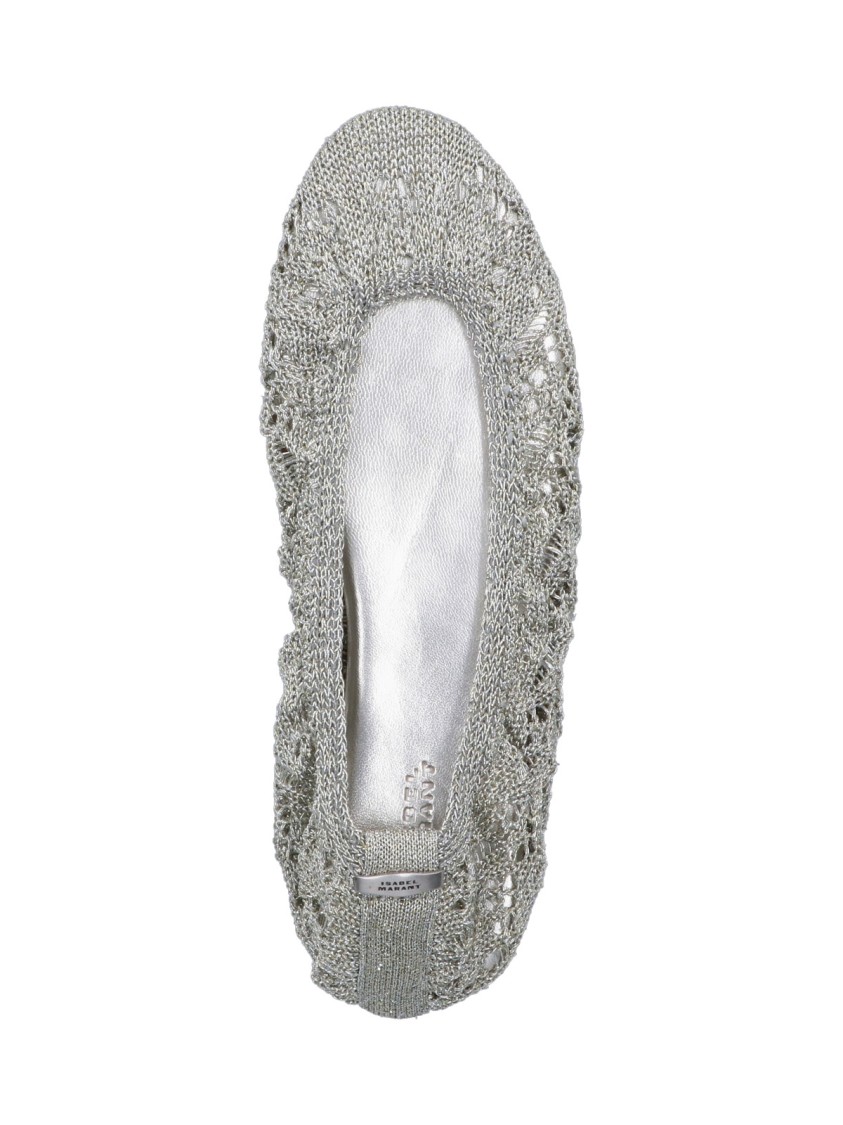 Isabel Marant Crochet Flat Ballerina Shoes Round Toe