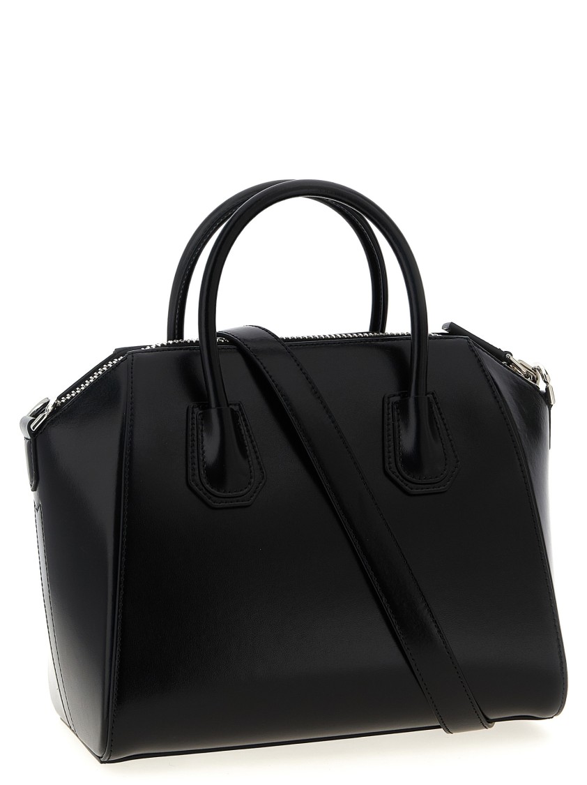 Givenchy Small Structured Handbag With Removable Shoulder Strap In Black