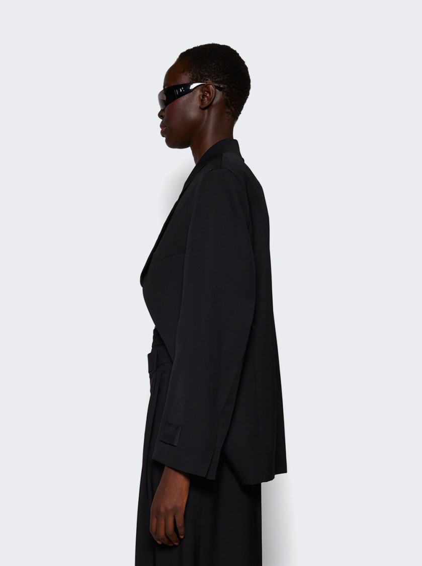 Alexander Wang Pull Back Blazer Black In Black