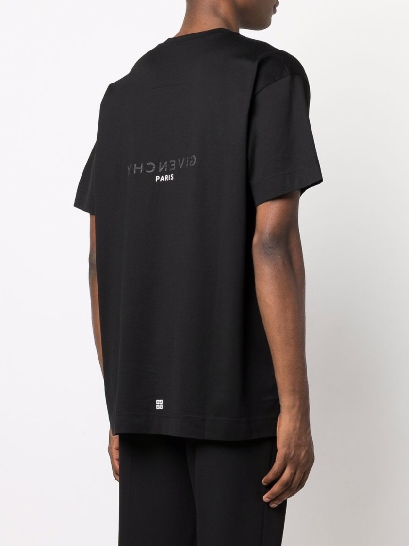 Shop Givenchy T-shirts And Polos Black