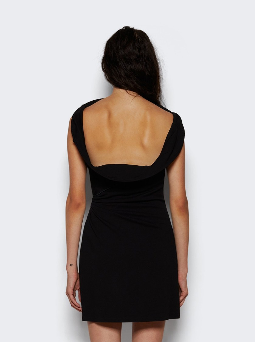 JACQUEMUS JACQUEMUS LA MINI ROBE BORDO