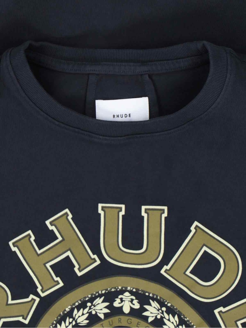 Rhude T-shirts And Polos In Black
