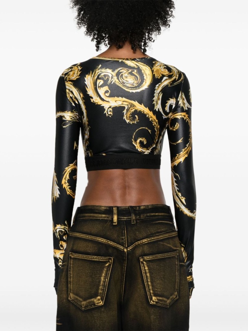 Versace Jeans Couture T-shirts And Polos In Black