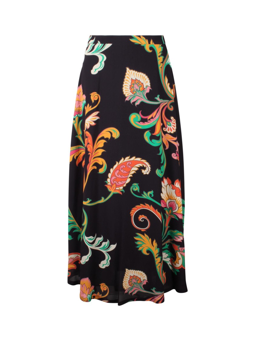Etro Paisley-print Midi Skirt