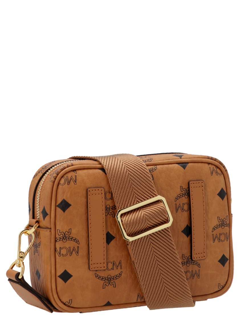 Mcm 'aren' Crossbody Bag In Brown