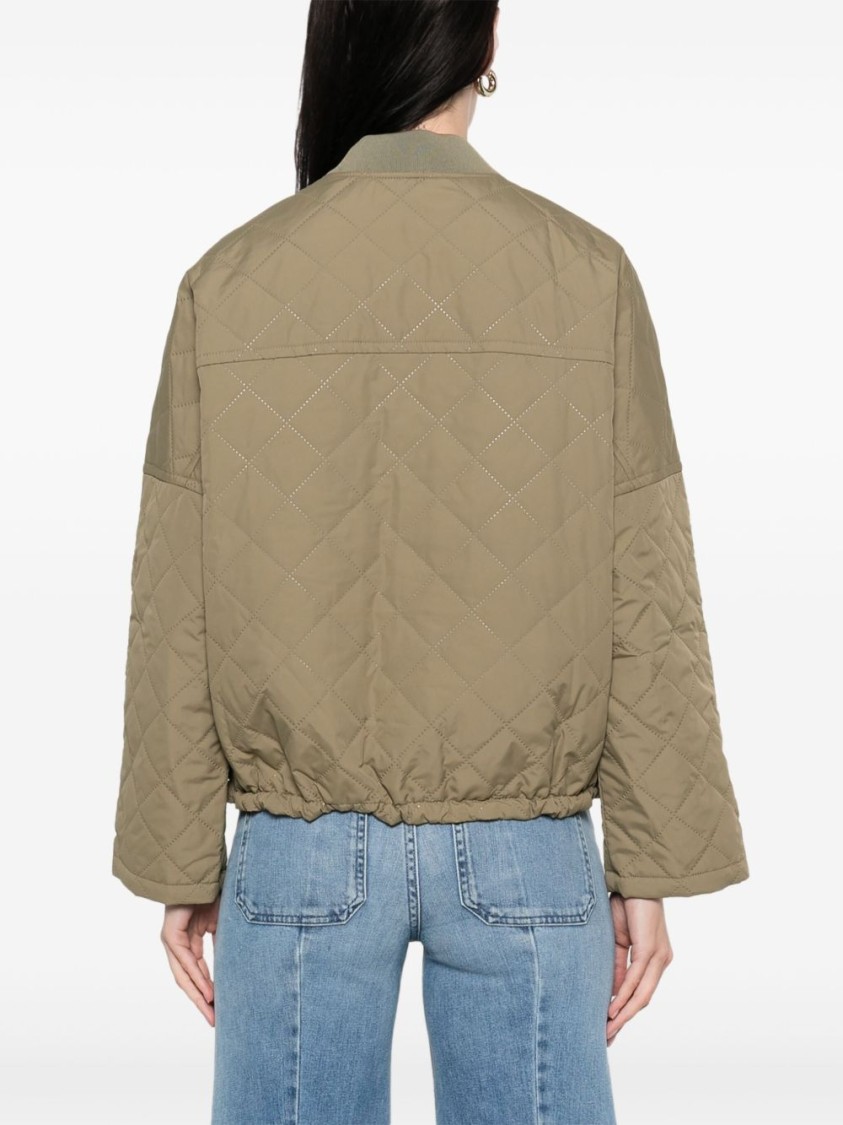 Barbour Emlyn Bomber Jacket In Green