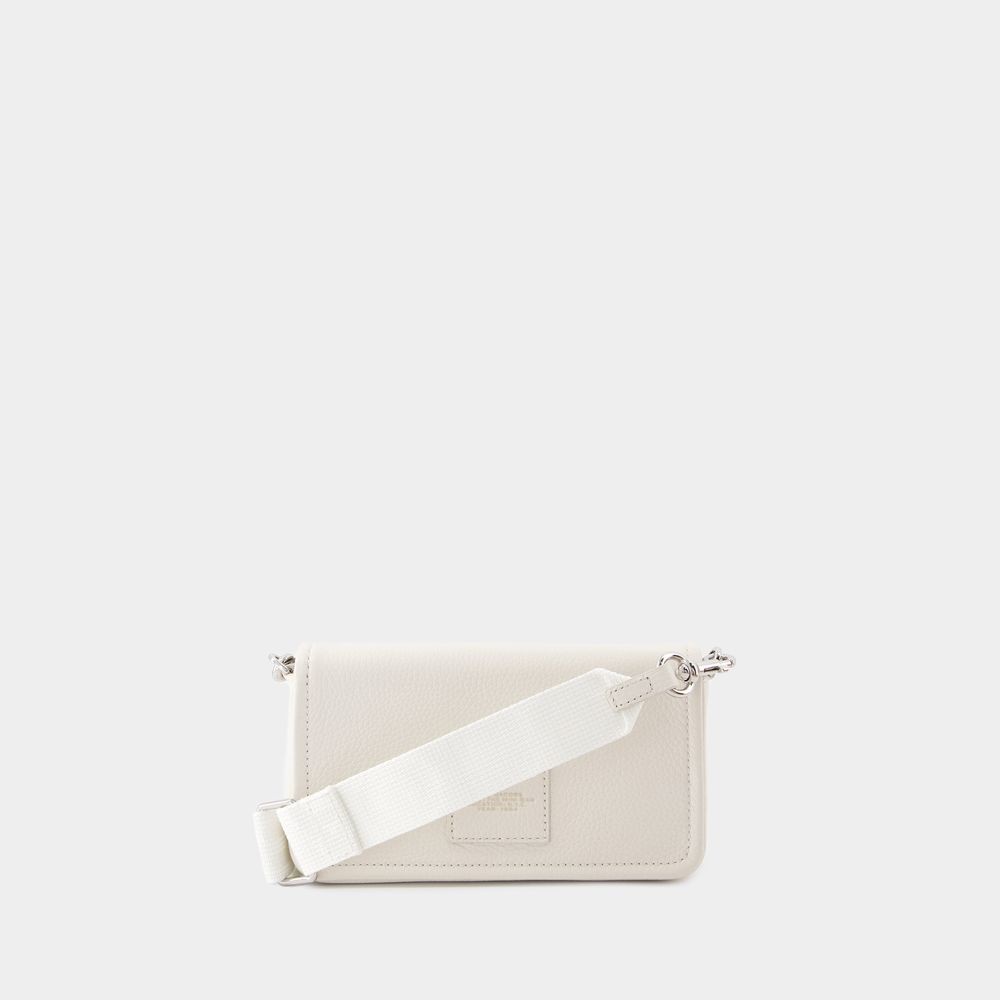 Marc Jacobs The Mini Crossbody - Leather - Beige In White