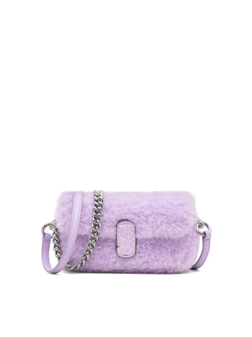 Marc Jacobs The Teddy J Marc Shoulder Bag In Purple