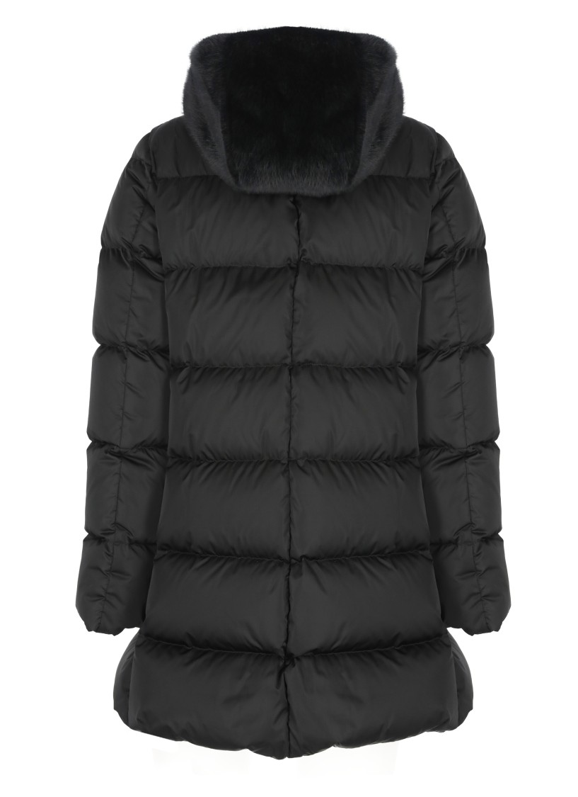 Herno Quilted Down Jacket With Hood In Multi