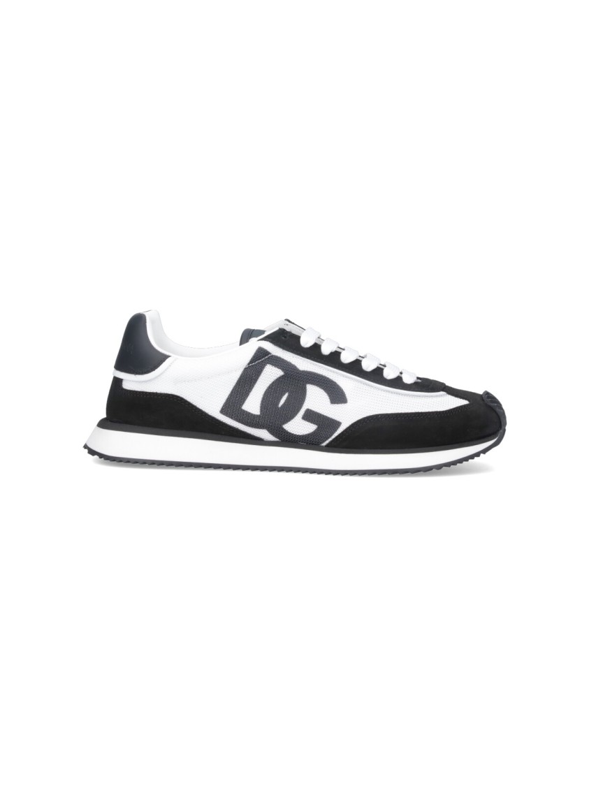 Dolce & Gabbana Mixed-material Dg Cushion Sneakers