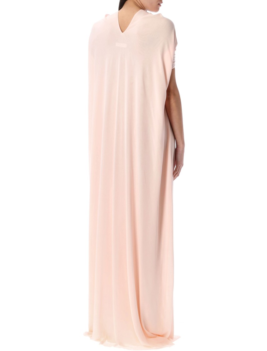 ワンピース JIL SANDER PASTEL PINK CREPE LONG DRESS Jil Sander Pastel Pink Crepe Long Dress In Confetti | ModeSens