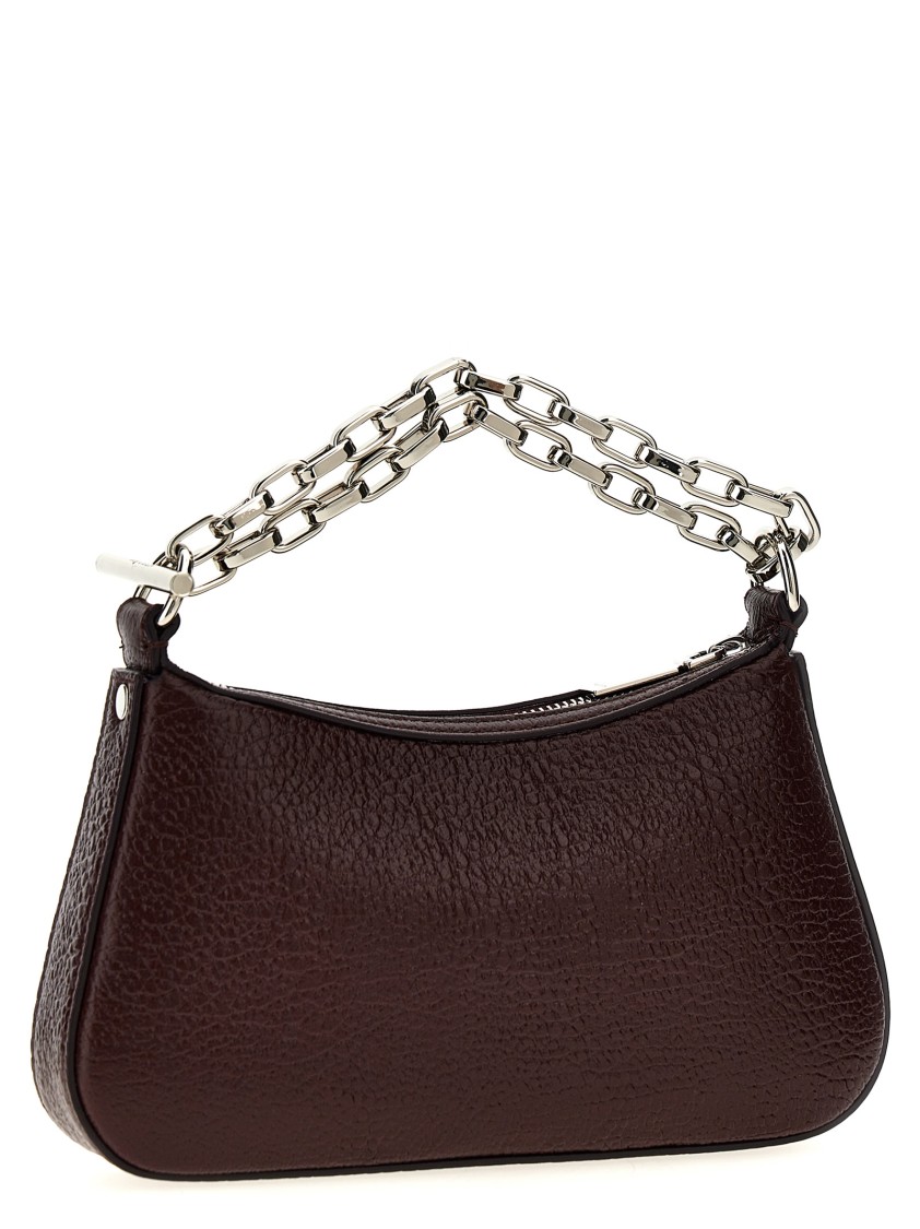 Alexander Mcqueen Mcqueen T-bar Mini Handbag In Brown