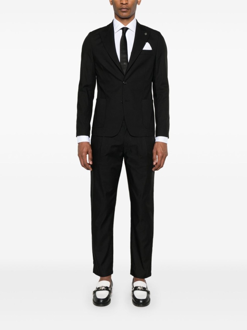 Shop Daniele Alessandrini Tailored Black Suit With Modern Fit