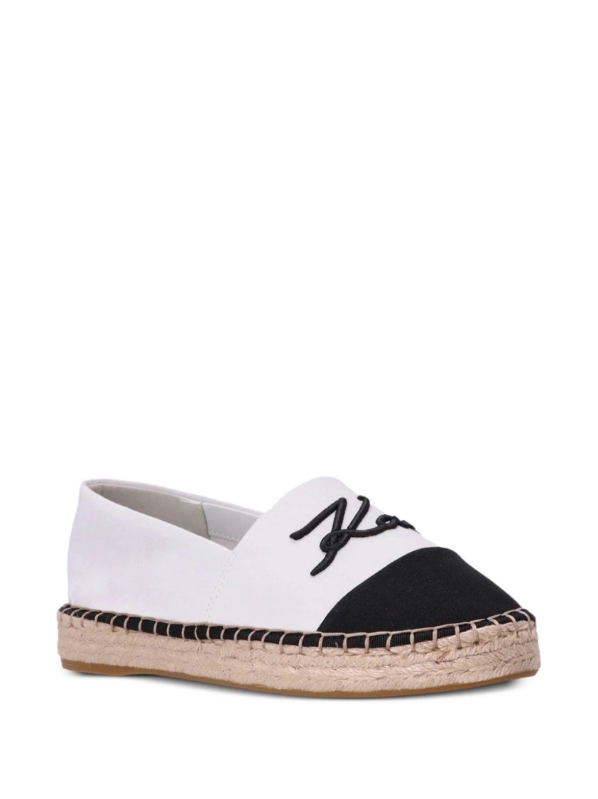 Karl Lagerfeld Kamini Duo Espadrilles In White