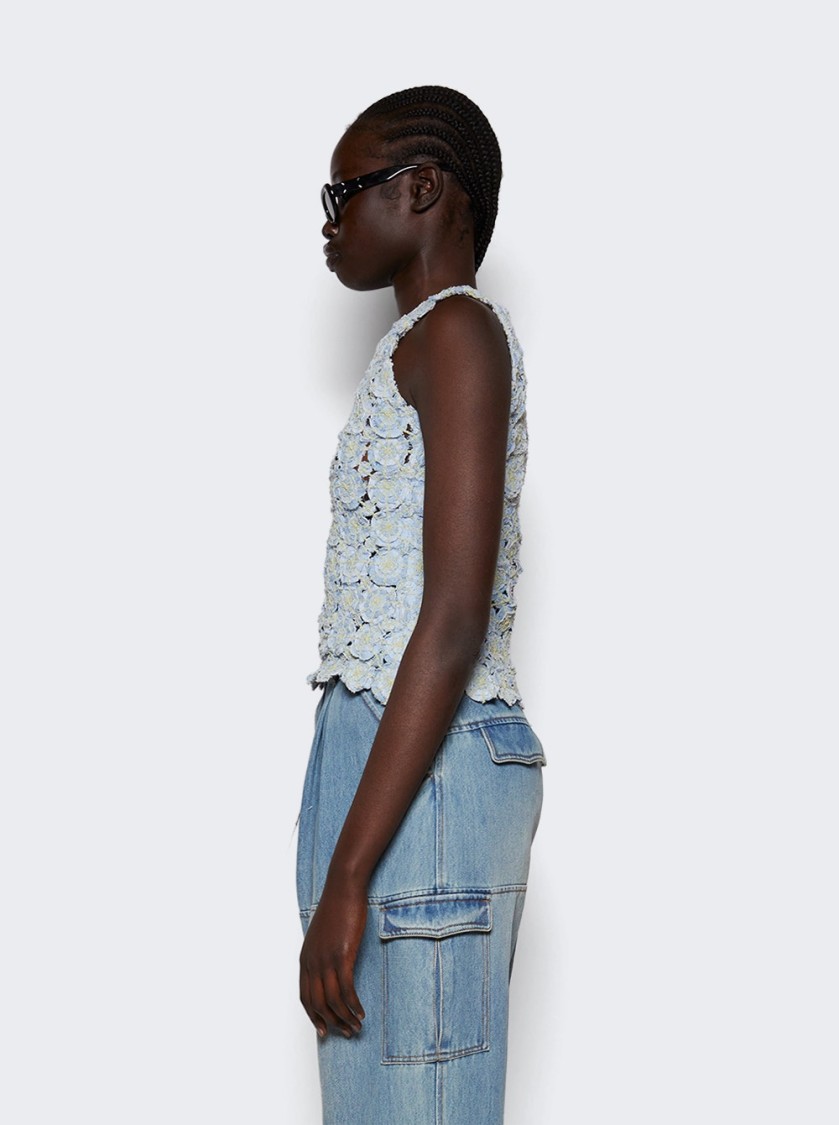 Roberta Einer Denim Angel Top Blue