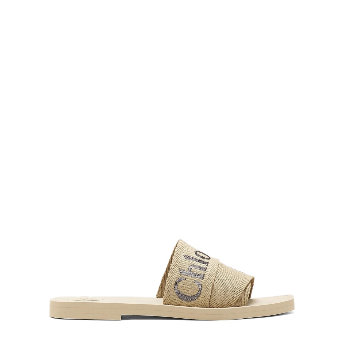 CHLOÉ CHLOÉ WOODY SLIDES WITH WIDE SOFT STRAP