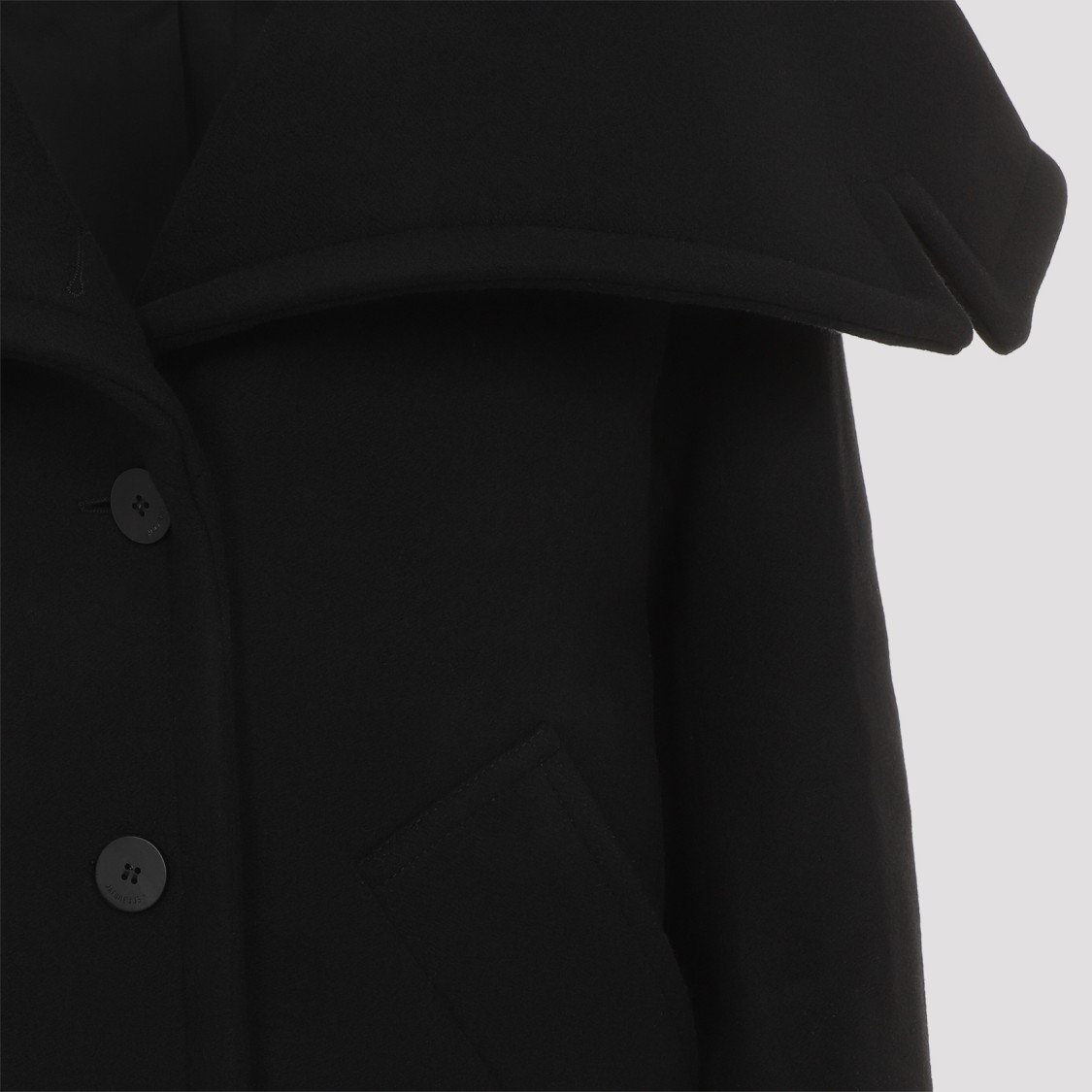 コート JACQUEMUS 'Le caban Caruso' coat Black Jacquemus Le Caban Caruso Jacket | Black | FARFETCH