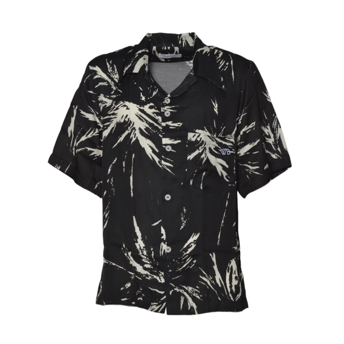 Wales Bonner The Highlife Bowling Short Sleeve Viscose Shirt