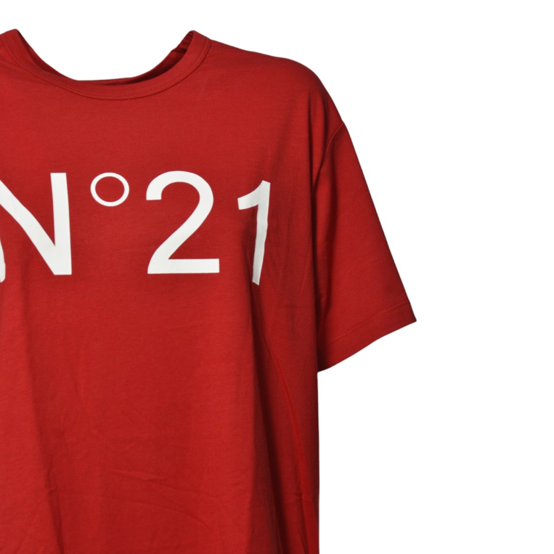 N°21 Relaxed-fit Cotton T-shirt With Contrasting Logo